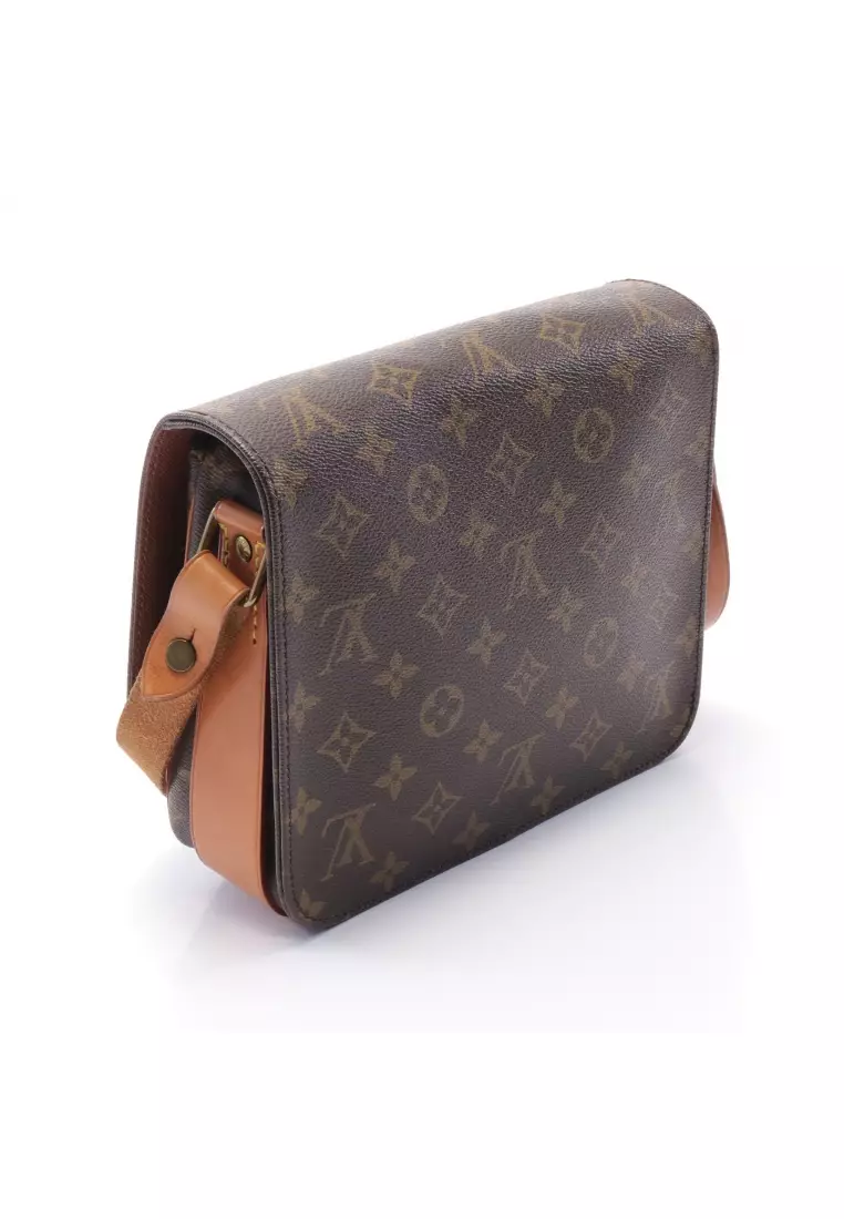 Louis Vuitton Reporter Brown Gold Plated Shoulder Bag (Pre-Owned)