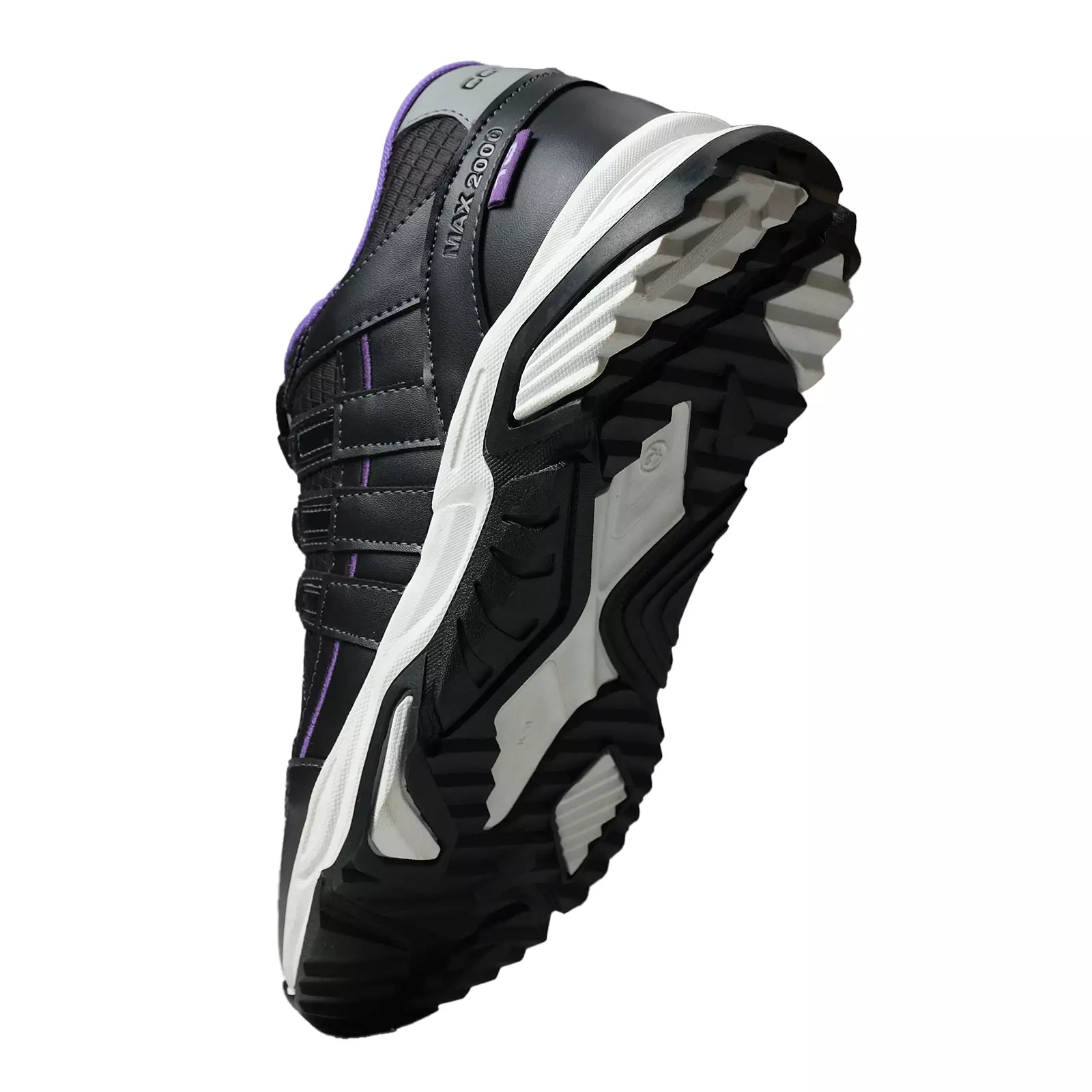Footstep Footwear Sepatu Pria Sneakers Fusion Max 2000 Black Purple Original Shoes:
