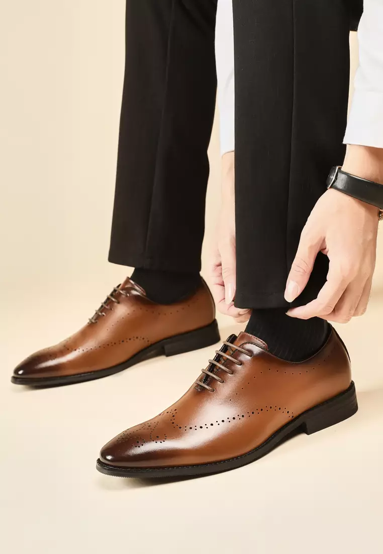 Brogue Leather Oxford KB18299-10B