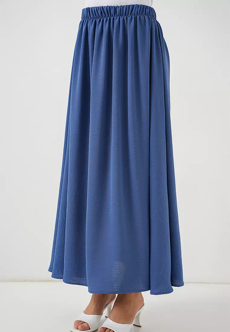 Women's Long Ayrobin Skirt 8050 - Indigo