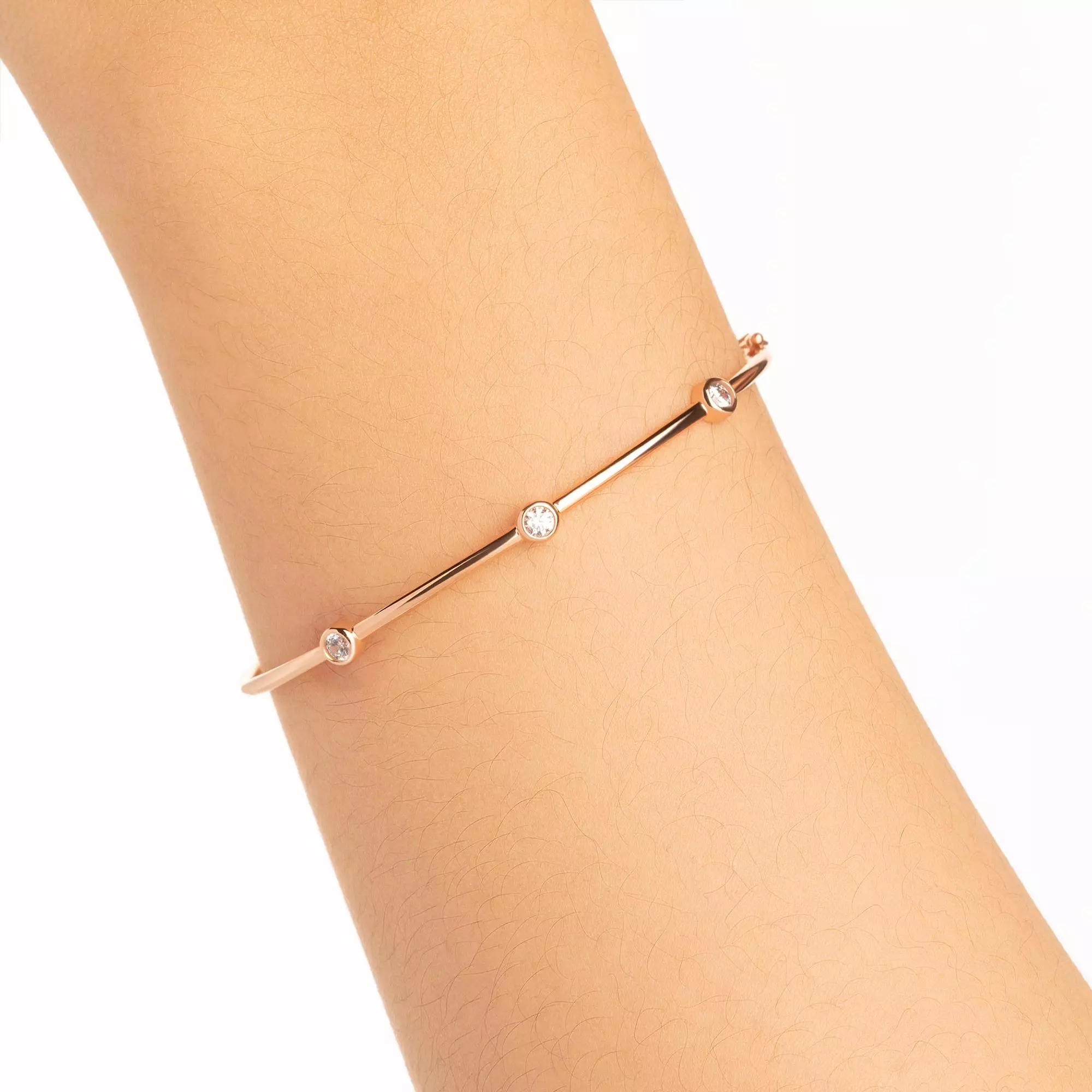 Gelang Emas 7k - Risca Gold Bangle - Adorn 03 Collection - Juene Jewelry