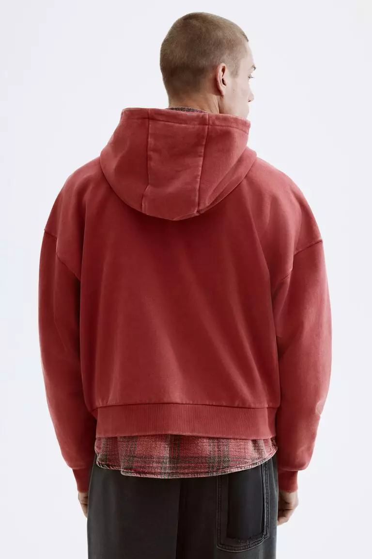 Zip-through hoodie