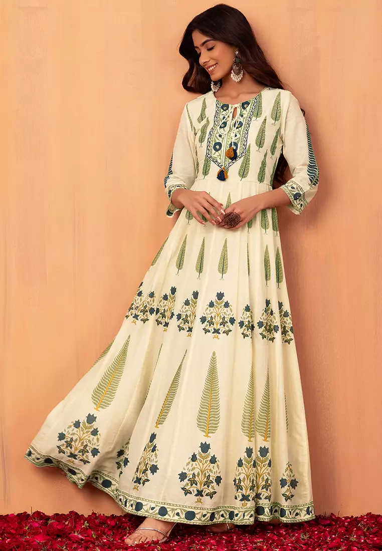 Buy cotton 2025 anarkalis online