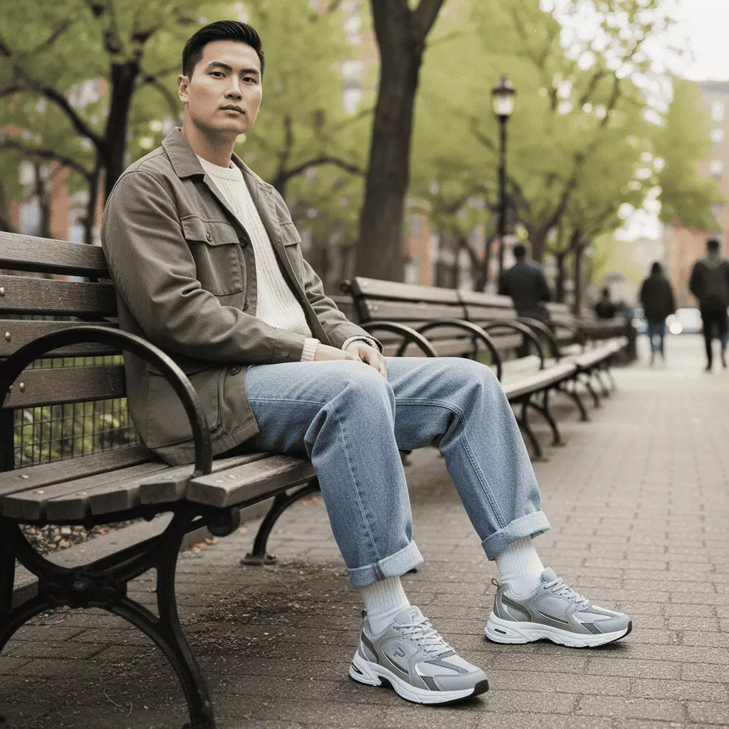 PAULMAY - Sepatu Sneakers Mono Series Grey