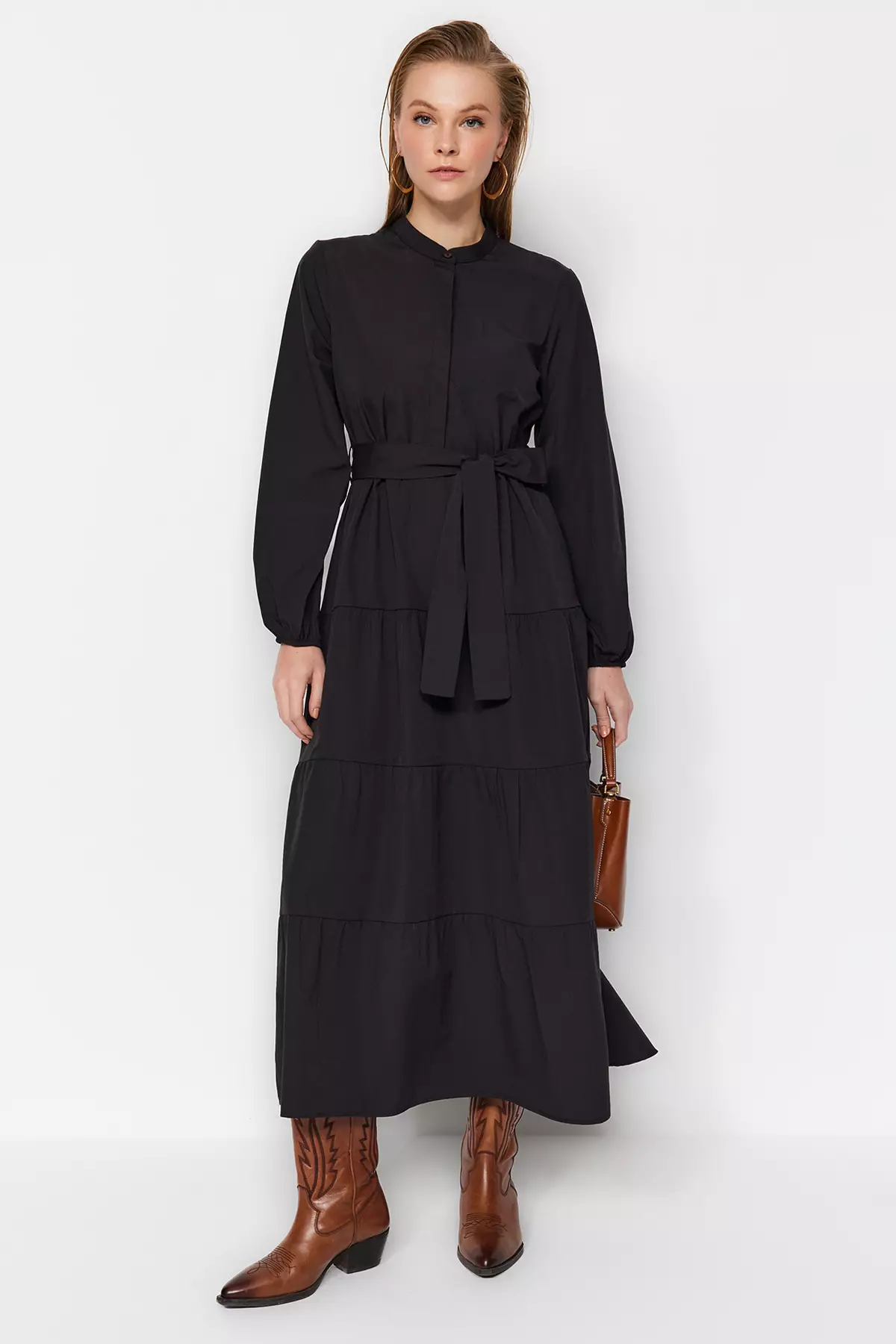 Belted Maxi Dress