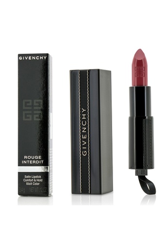Givenchy GIVENCHY - Rouge Interdit Satin Lipstick - # 10 Boyish Rose 3.4g/0.12oz F48DABEB7F23ADGS_1