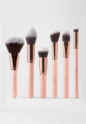 LUXIE Luxie Face Essential Brush Set - Rose Gold 58156BE0A2A23CGS_1