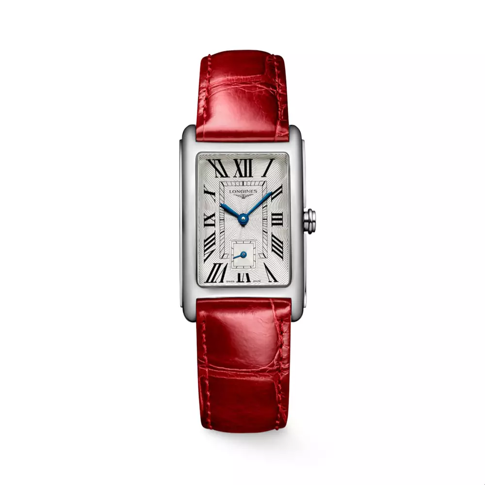 Longines Elegance 37 L5.512.4.71.5 Dolcevita Red Leather Strap