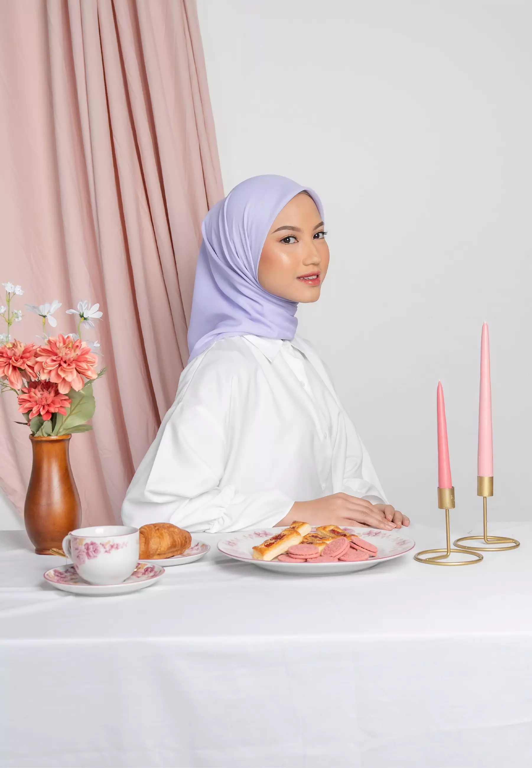 HijabChic Runa Lilac Daily Scarf