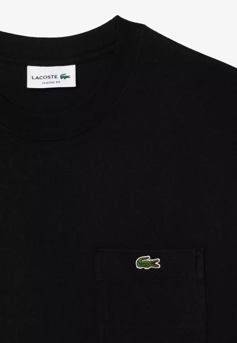 Cotton T-shirt with Breast Pocket