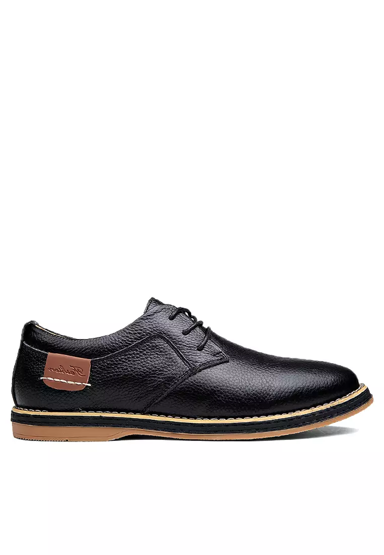 Grain Leather Derby Shoes YY6111