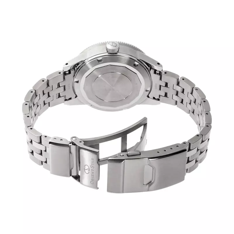 Jam Tangan Pria Orient Star RK-AU0701B Diver 1964 Second Edition Automatic Black Dial Titanium Strap