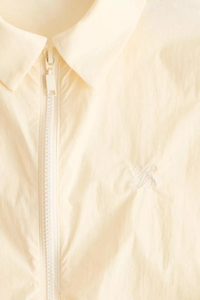 Drawstring-detail windbreaker