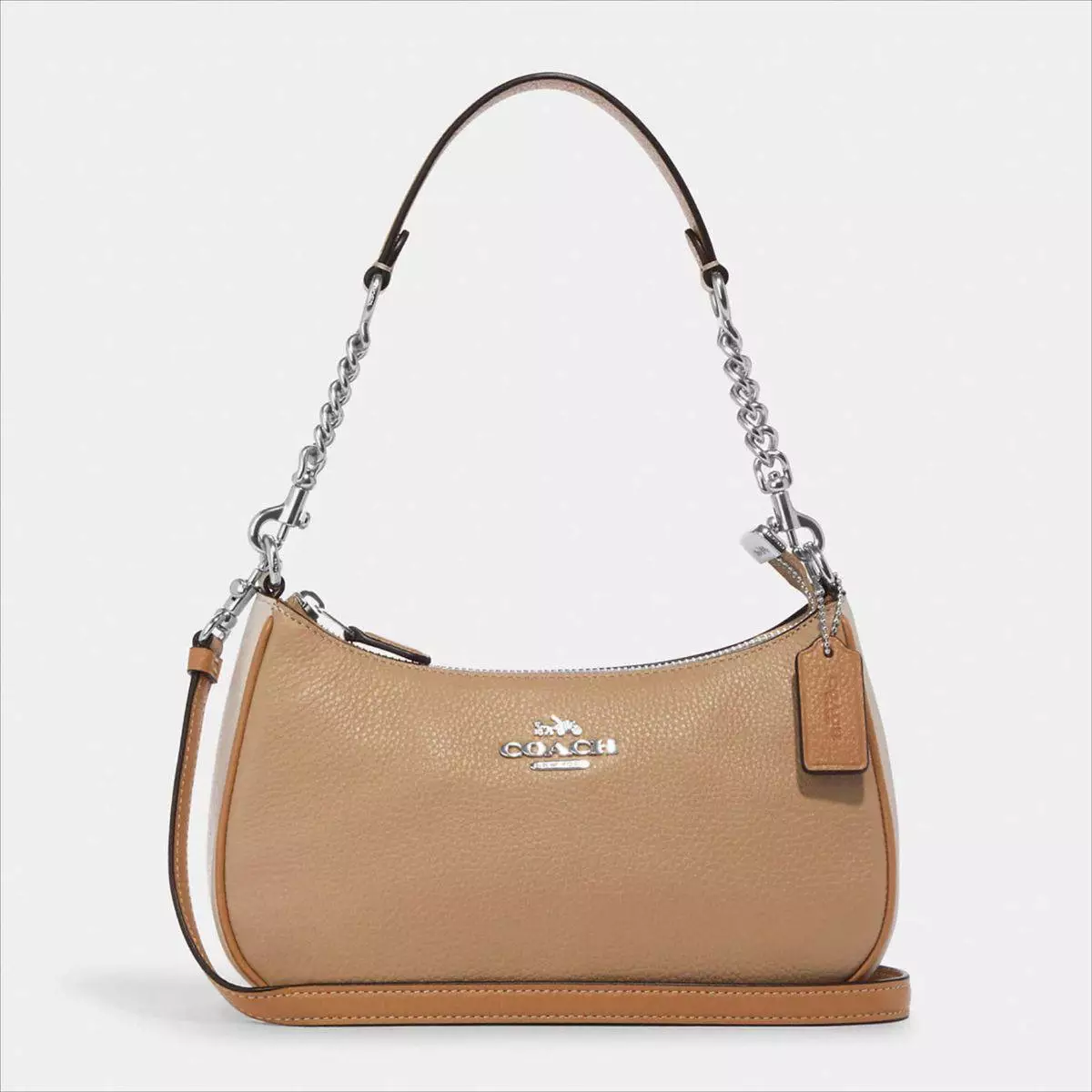 Teri Shoulder Bag In Colorblock Taupe Multi