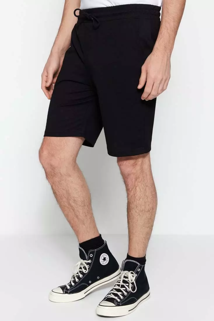 Mens black hotsell bermuda shorts