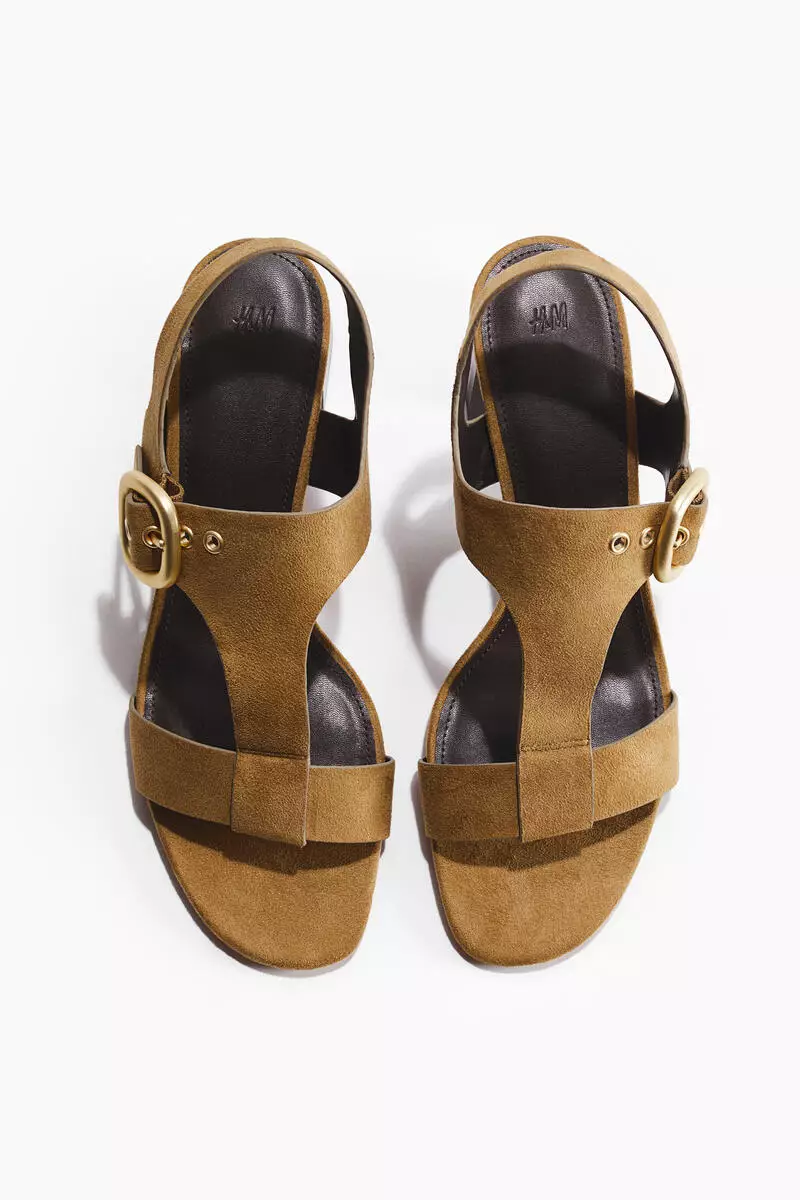 Block-heeled sandals