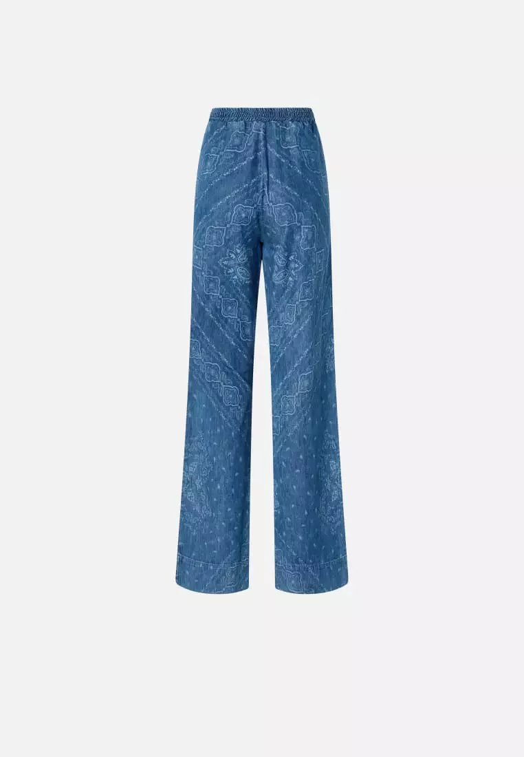 Buy Pinko Soft denim pants in unique print 2025 Online | ZALORA