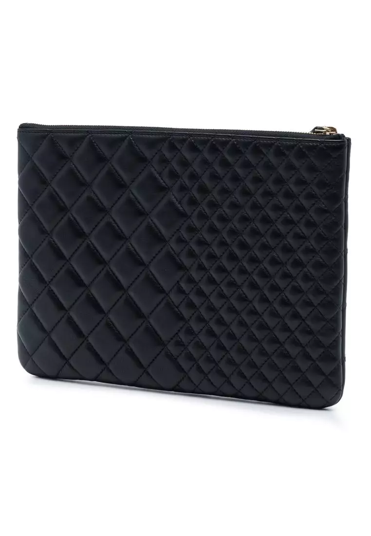 Pre-Loved Chanel Medium Bi Quilted Lambskin O Case Clutch