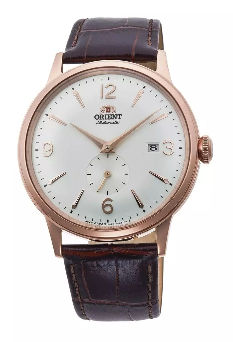 Orient RA-AP0001S10B Rosegold Kulit cokelat Cowok