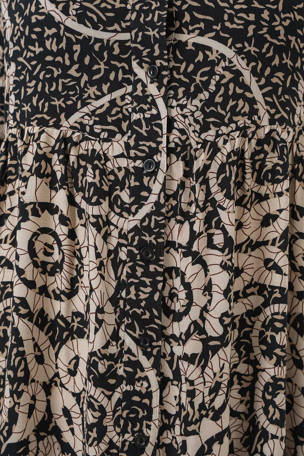 Patterned Modest Dress