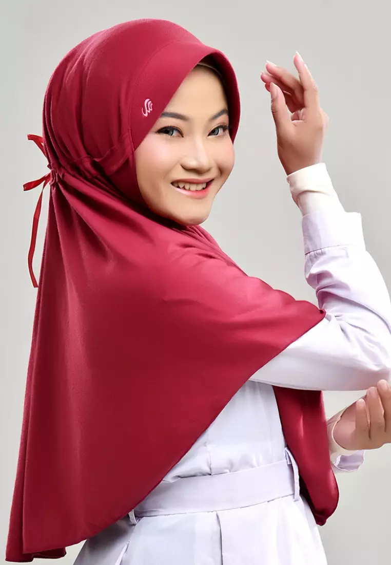 Rabbani - Kerudung Sekolah Instan Innova Lx - Red