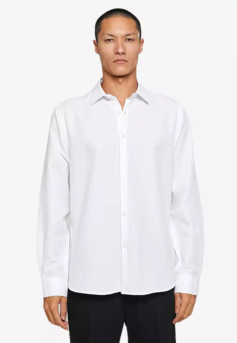 white long sleeve shirt