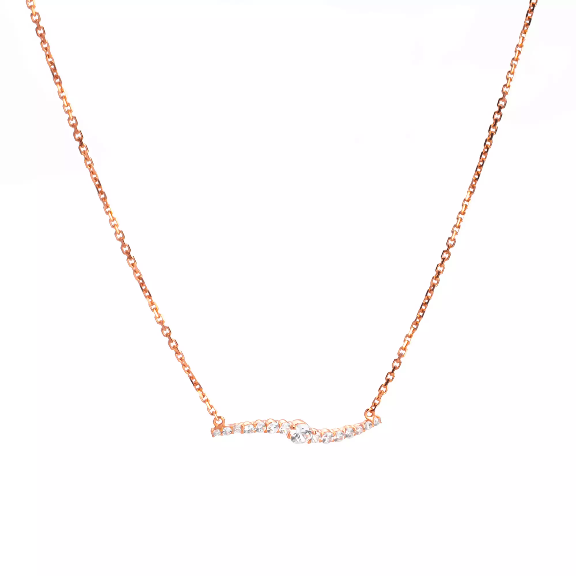 Kalung Serut Emas 7k - Emilia Gold Necklace - Eternal Collection - Juene Jewelry