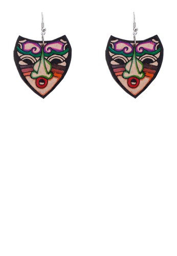 民zalora時尚購物網的koumi koumi族風牌飾耳環, 飾品配件, 耳環