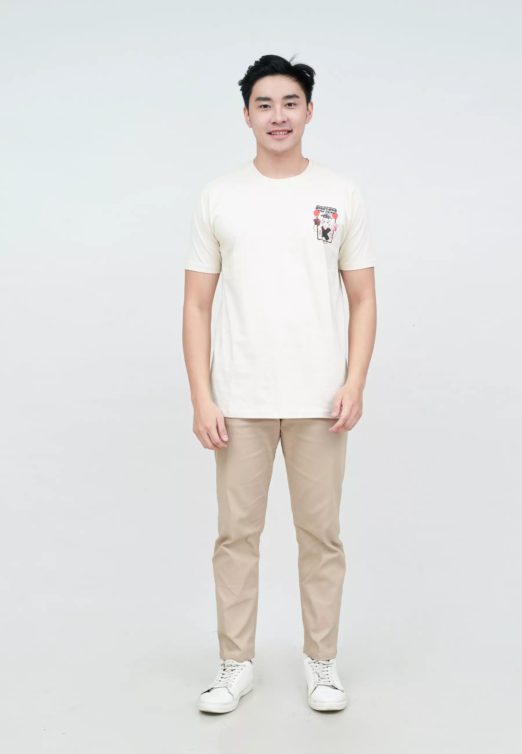 Houseofcuff T-shirt Kaos Krem Motif Disclose Tersedia Size S - 4XL