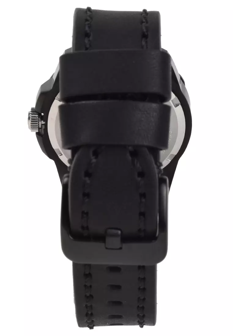 Alexandre Christie - Jam Tangan Wanita - Black - Leather Strap - 6589 BFLIPBA