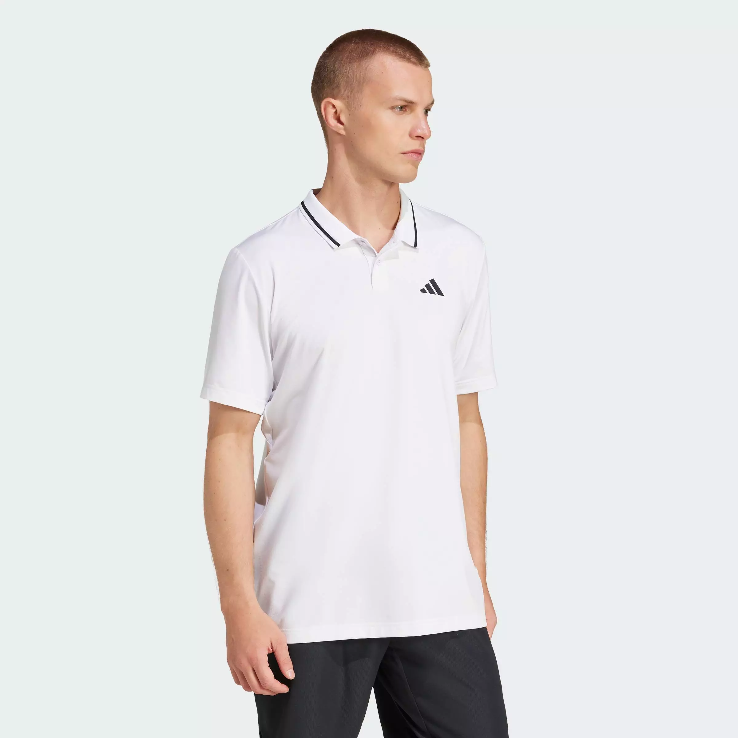 Tennis Club Tennis Climacool Piqué Polo Shirt Men White JD8644