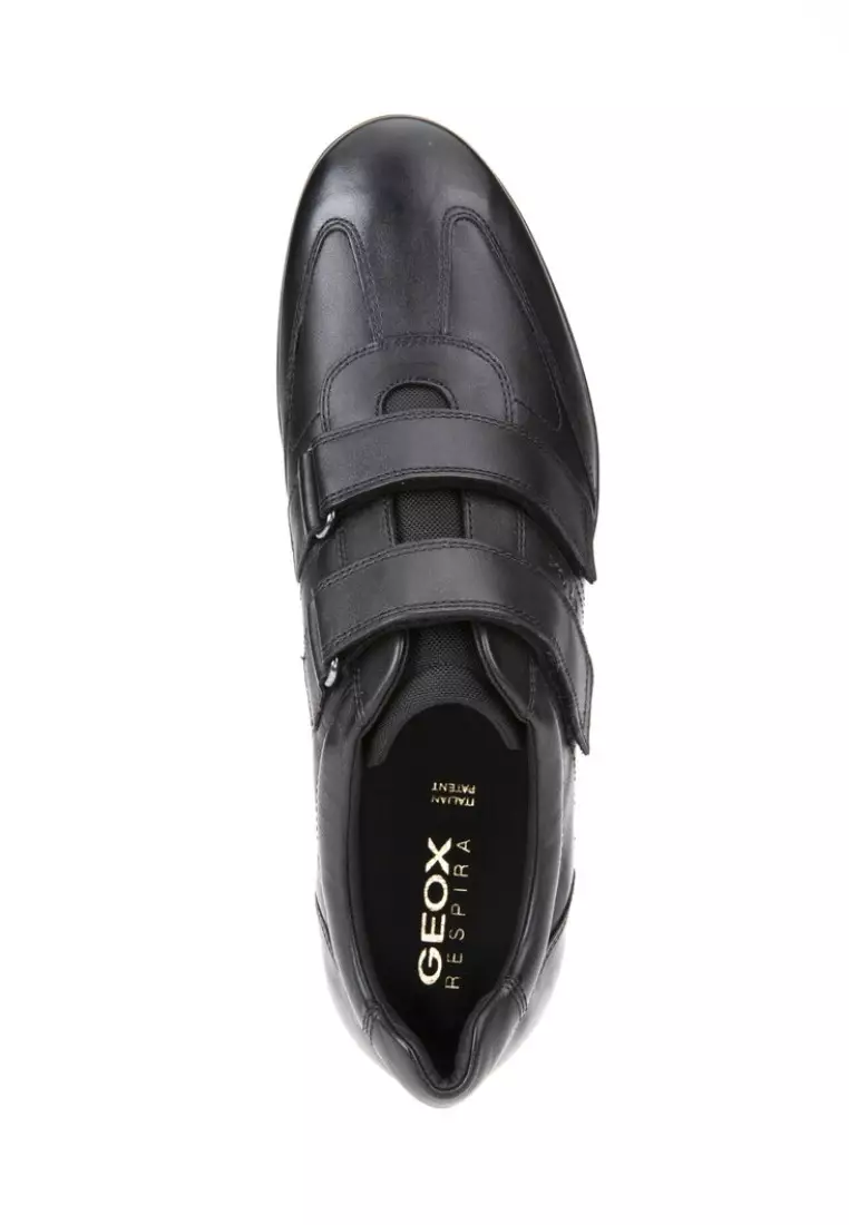 Leather Shoes Geox U Symbol A U Symbol B Black Leather By Geox