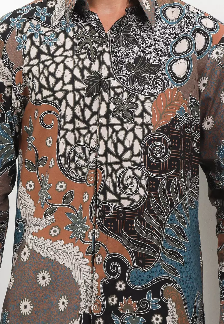 Marvin Shirt Kemeja Batik Katun Lengan Panjang