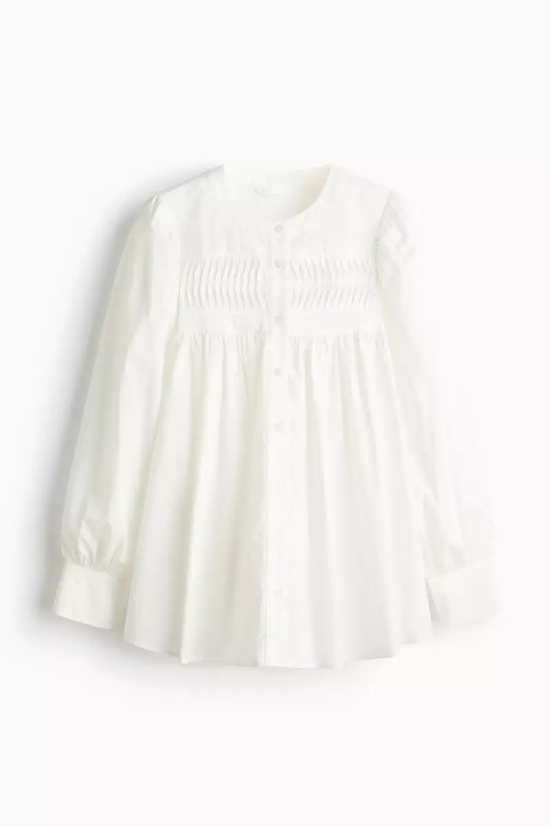 Pleated blouse