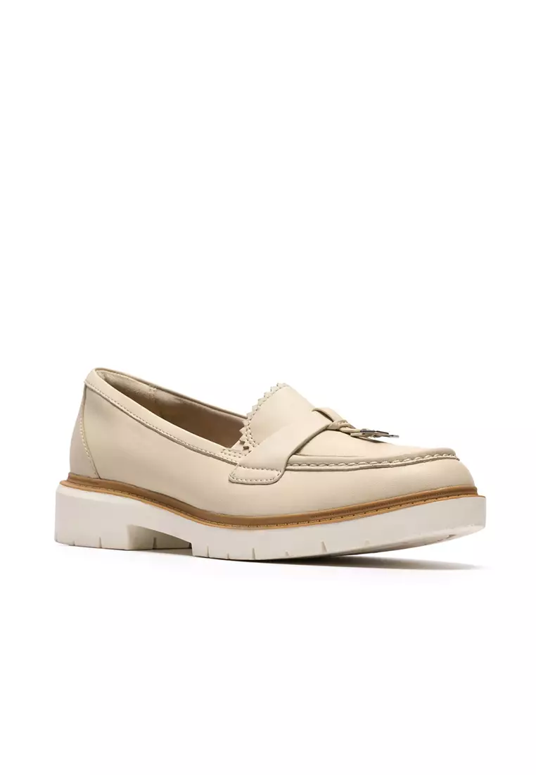 Womens Westlynn Bella Loafers - Cream Leather
