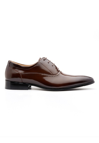 Kings Collection brown Sergio Derbies Shoes CB298SHAFE7801GS_1
