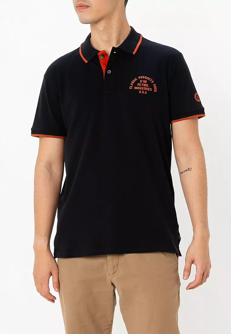 Logo Print Polo Shirt