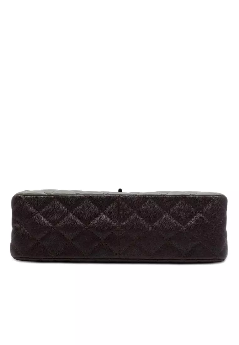 Pre-Loved Chanel Bicolor Caviar And Iridescent Calfskin Reissue 2.55 Double Flap 226