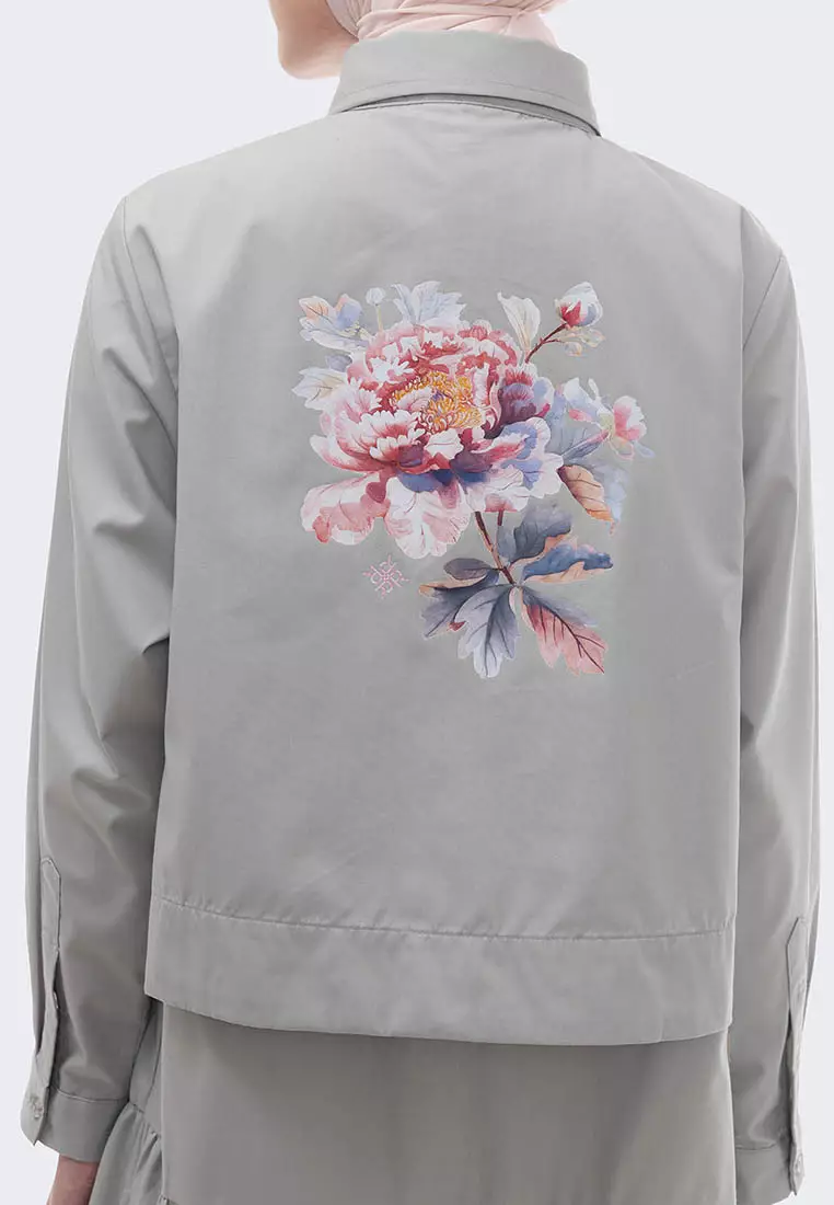 Ria Miranda Faded Blue Zaan Dress