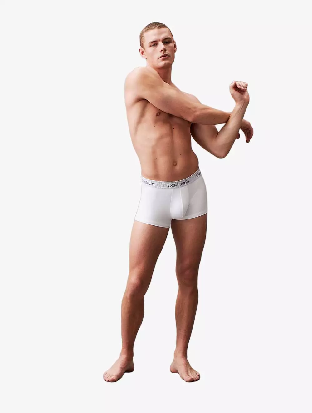 CALVIN KLEIN UNDERWEAR - MICRO STRETCH COOLING LOW RISE TRUNK - White - white