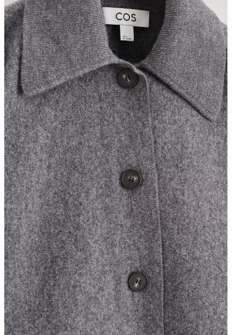 SCULPTED MERINO WOOL JACKET