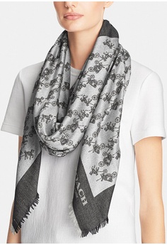 Gray/White Single discount 95% WOMEN FASHION Accessories Shawl Gray NoName shawl 