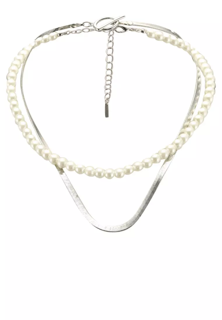 Aldo pearl necklace deals