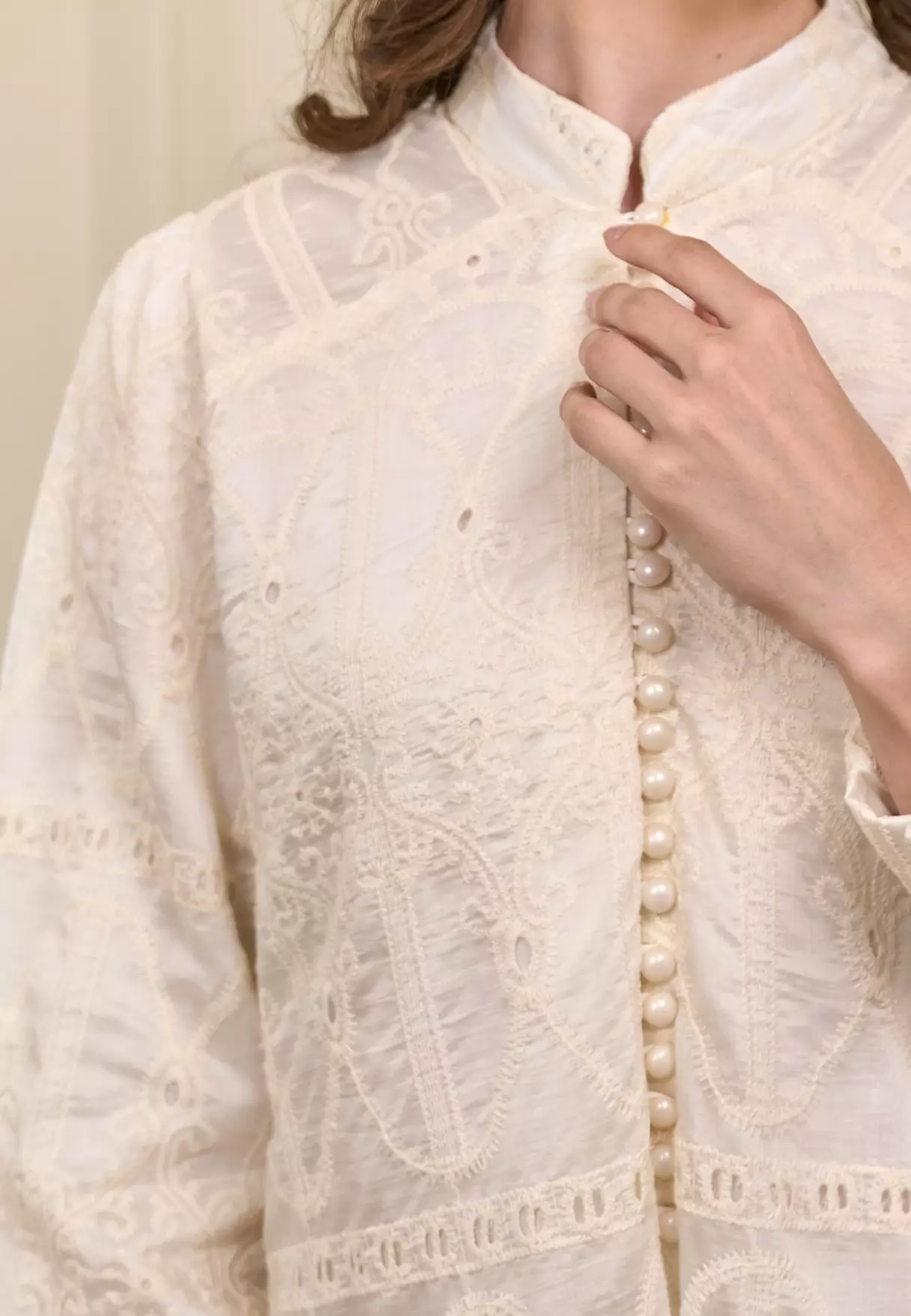 Saffiya Dress - Ivory