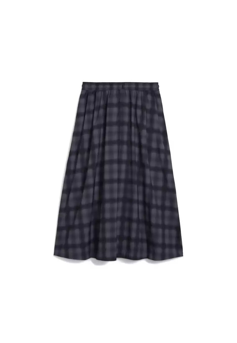 ROAD TO UNITY Woven Midi AOP Pleated Skirt