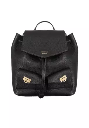 Buy Salvatore Ferragamo Multipocket Mini Backpack Black 785886
