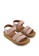 Noveni beige Strappy Sandals A861DSHE451233GS_2