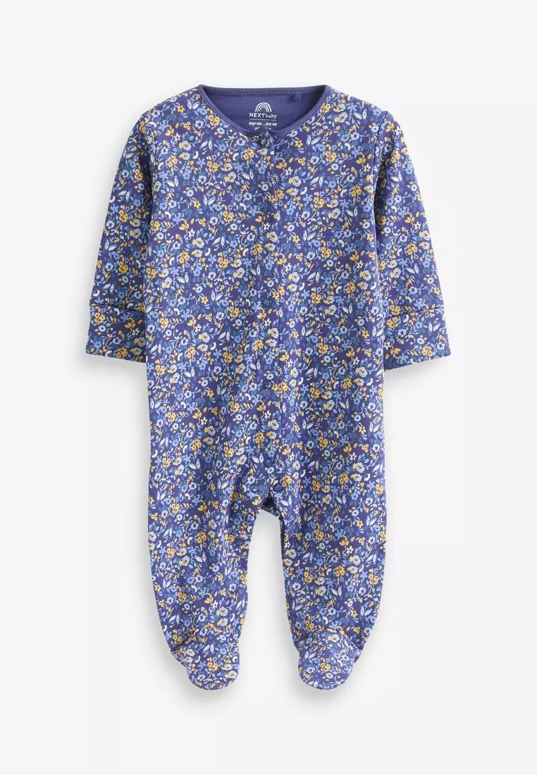 Footed Baby Sleepsuit 5 Pack