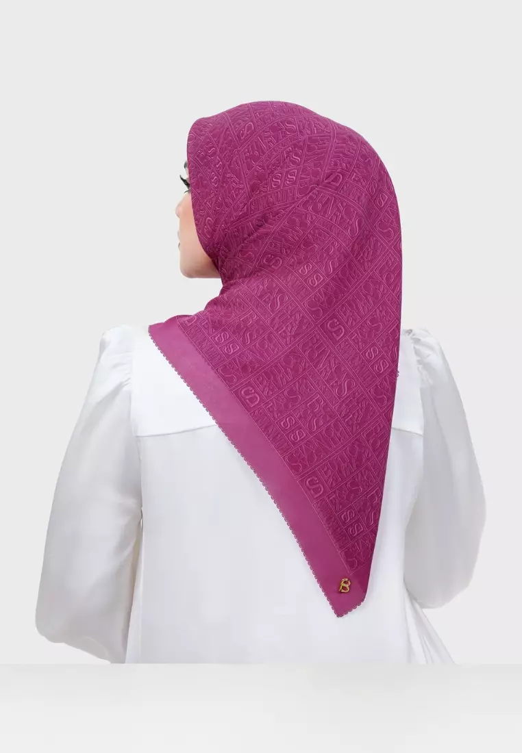 Typograph Square - Very Berry