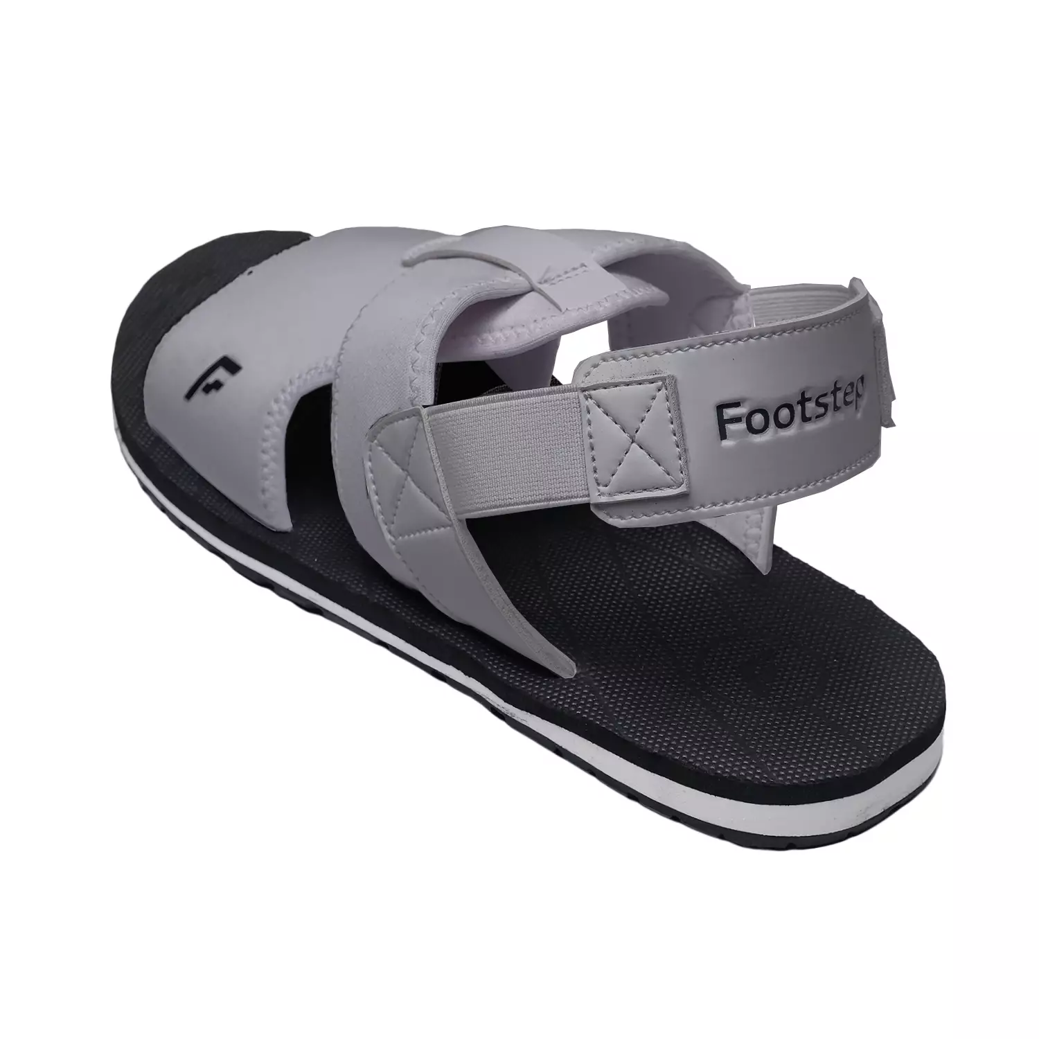 Footstep Footwear Sandal Pria Azhar - Grey Sendal Lebaran Haji Umroh Umrah Safar Mudik Kasual Anti Slip